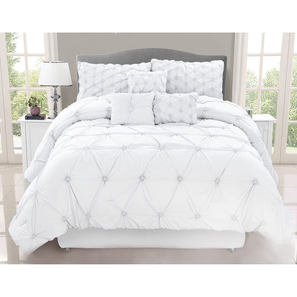 Chateau Blanc Ensemble Douillette 7 mcx, Size: Double