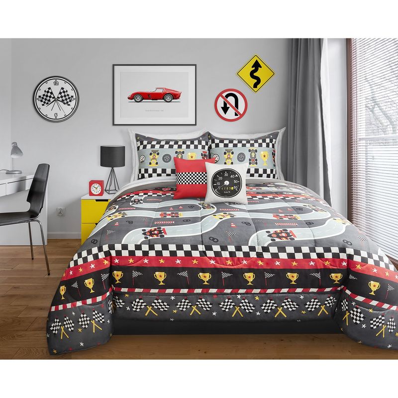 Speedway Cozy Bedding Set, 2 or 3 Pieces