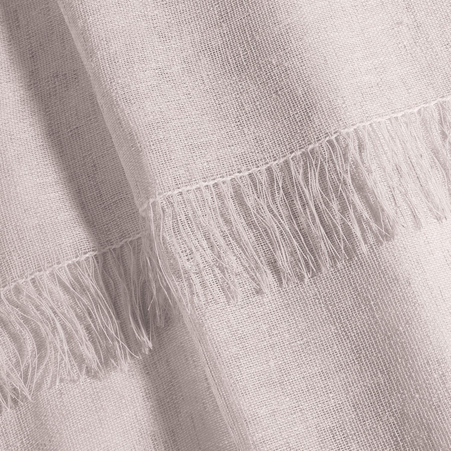 Serena Rideau en Voile a cantonnière avec œillets en metal - 2 panneaux, Color: Rose