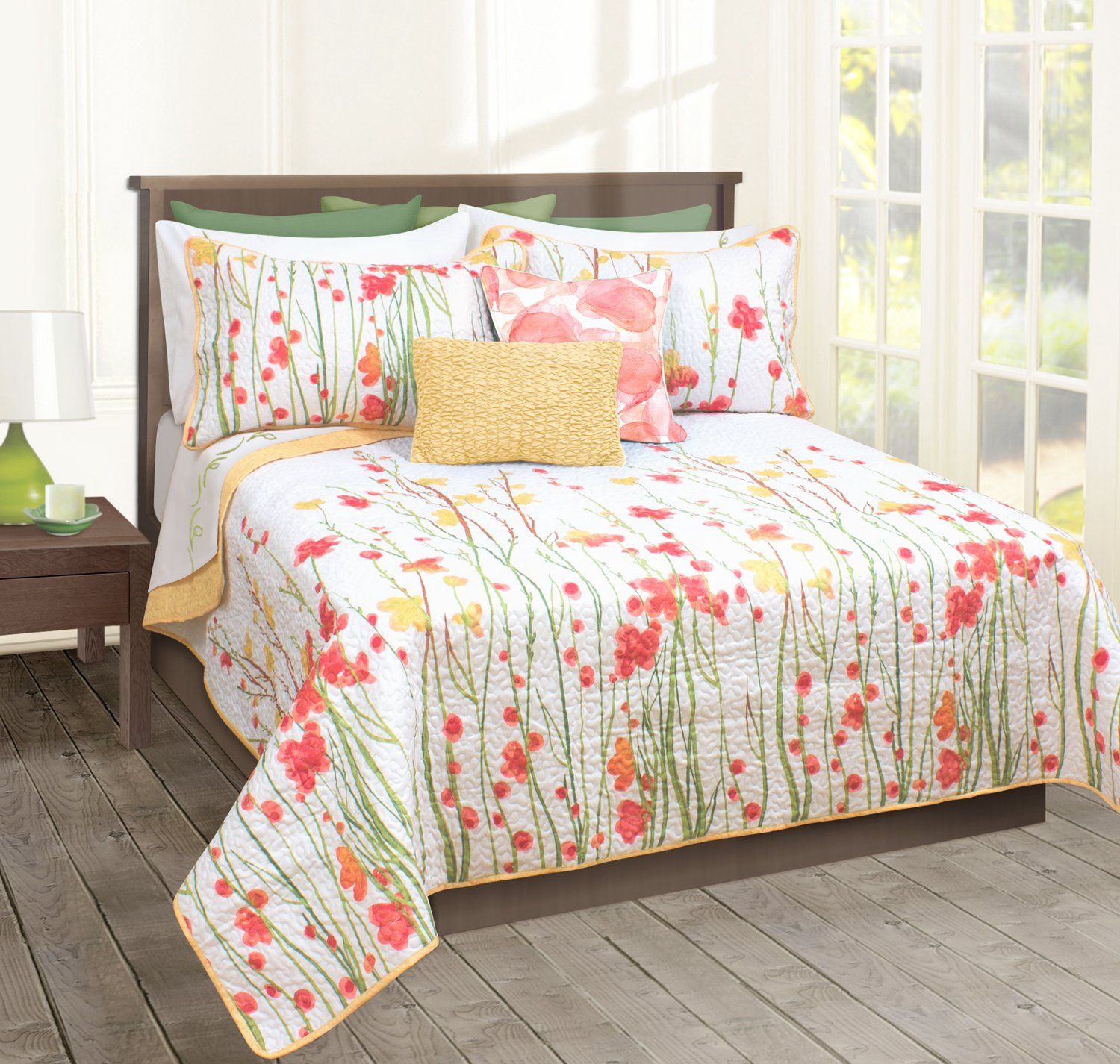 Adalia Quilt Set 2 or 3 Pieces, Size: Simple