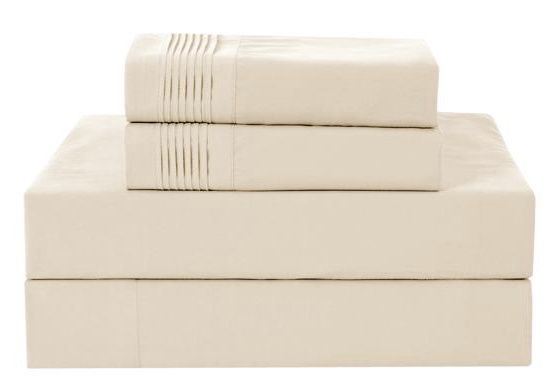 Bamboo Comfort Plus Sheet Sets, Light Grey: Beige, Size: Jumeau