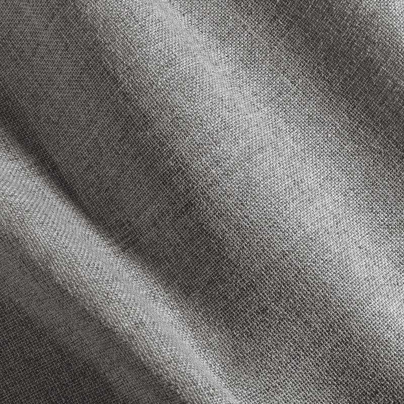Rideau chiné d’aspect lin semi-opaque avec oeillets en métal