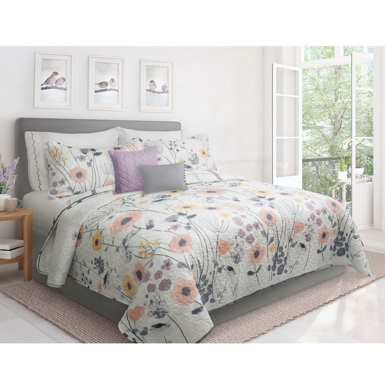 Mirabelle 2 or 3-Piece Quilt Set, Size: Simple