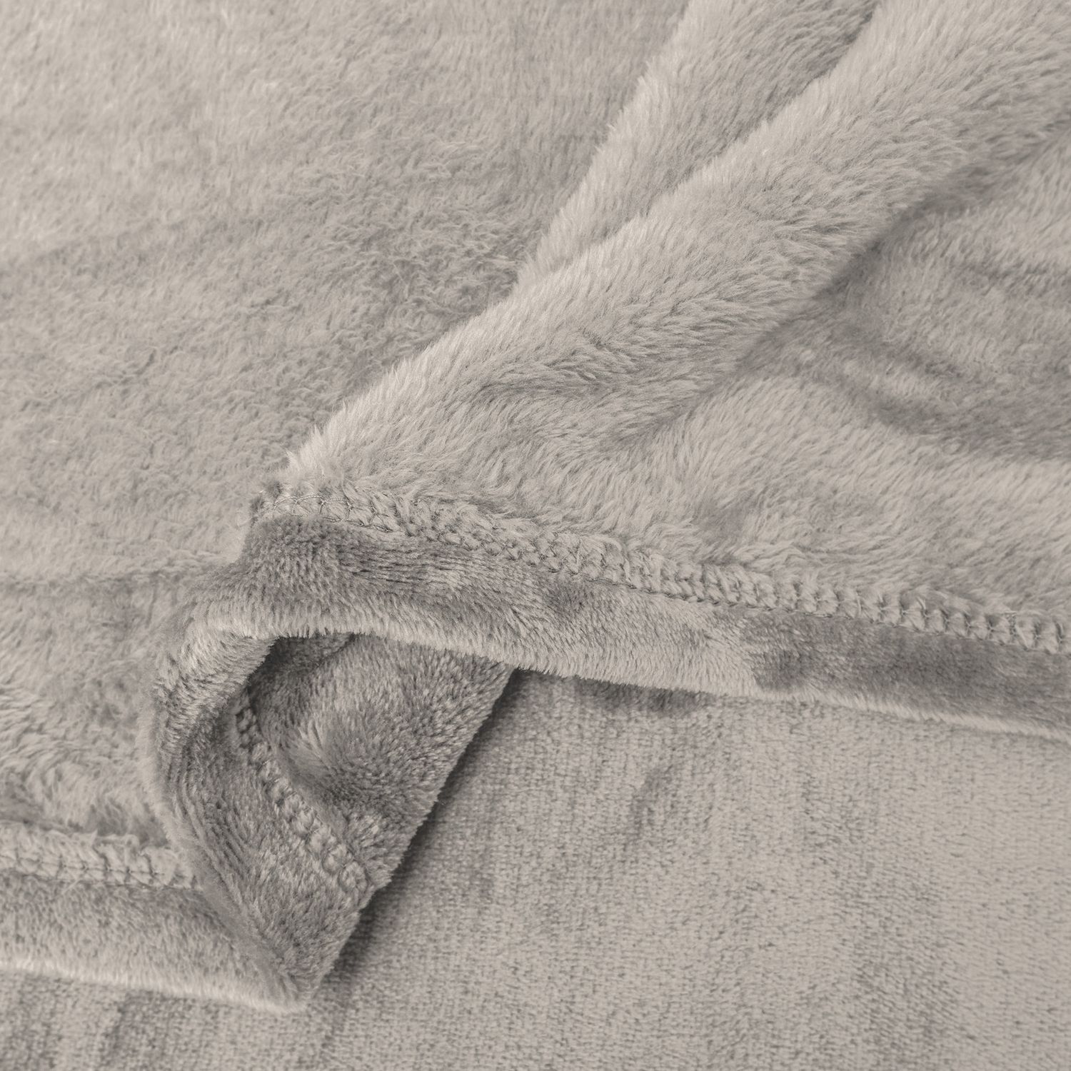 Couvertures en flanelle super douces - Lit Simple Couleurs assortis, Color: Taupe