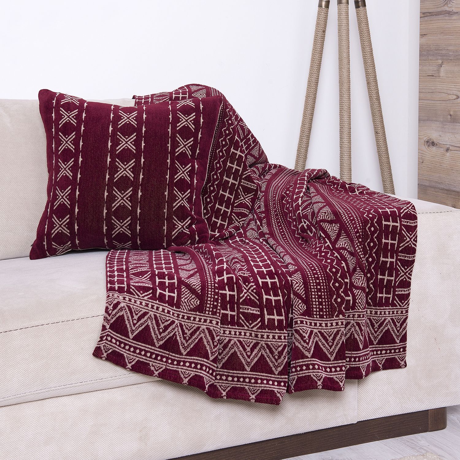 Cushion Cover and Throw Set - Zoey Cushion Cover and Throw Set - Zoey