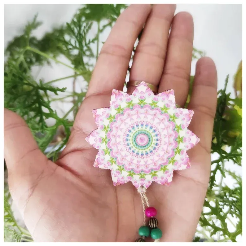 Broche mandala, cierre de kimonos, broche de ponchos, cierre chaquetas sin botones