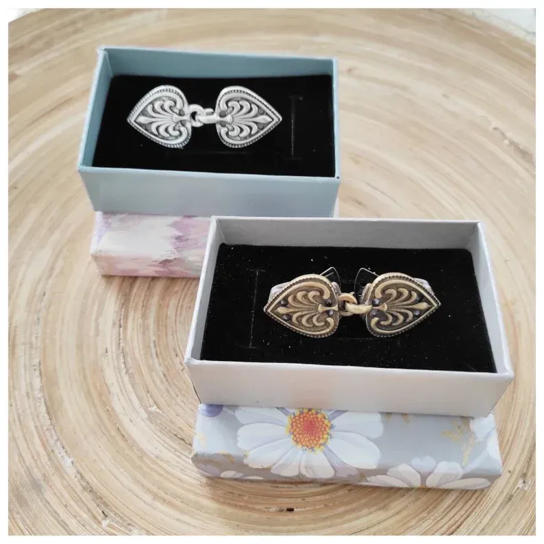 Cierre de escotes, pinzas para chaquetas sin botones, broche mini para chal, pañuelos, accesorio de chaquetas.