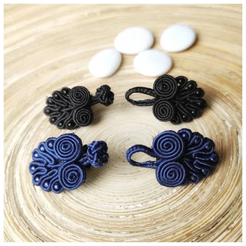 Broche pasamanería para cerrar chaquetas, pañuelo, pasminas, cerrar capa, abrochar abrigos