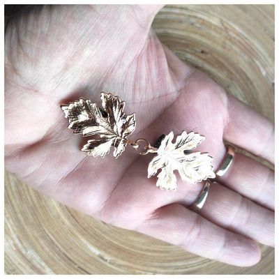 Broche dorado, cierre para chaquetas sin botones, broche hoja árbol arce, broche antiguo, ceñir vestido, pinzas chal.