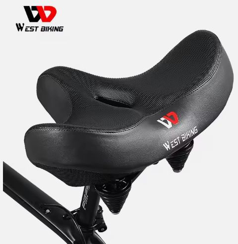 Bike Seat, Hollow Wide, Colour: Black