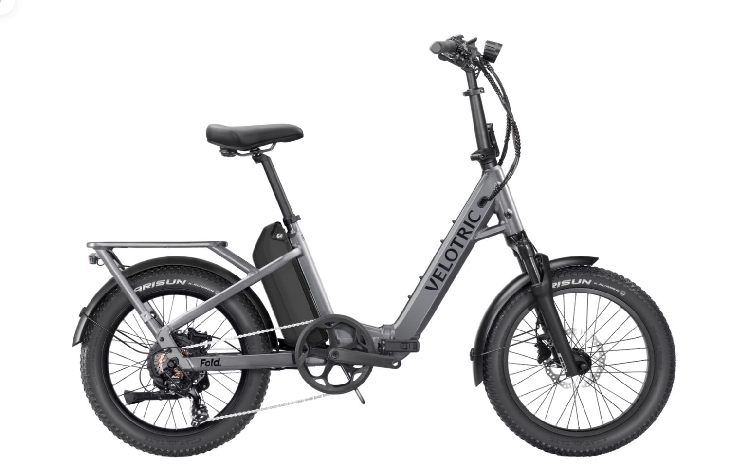 750w Fold 1 Plus (Velotric), Colour: Stone Grey