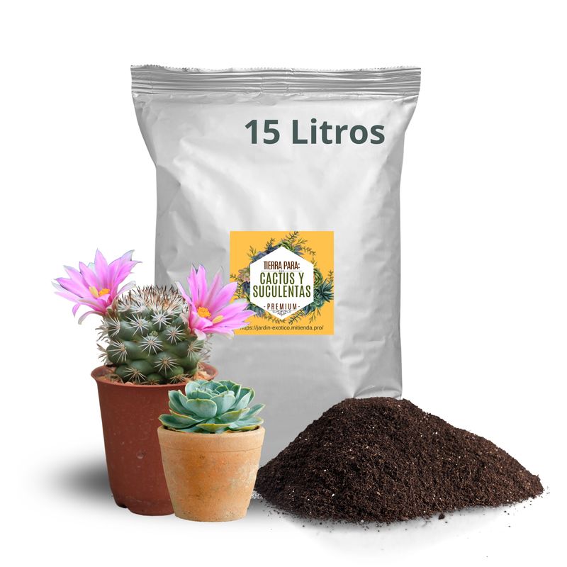 Tierra para cactus y suculentas