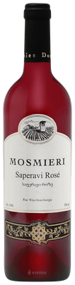 VINO ROSATO GEORGIANO SAPERAVI ROSE-CANTINA MOSMIERI
