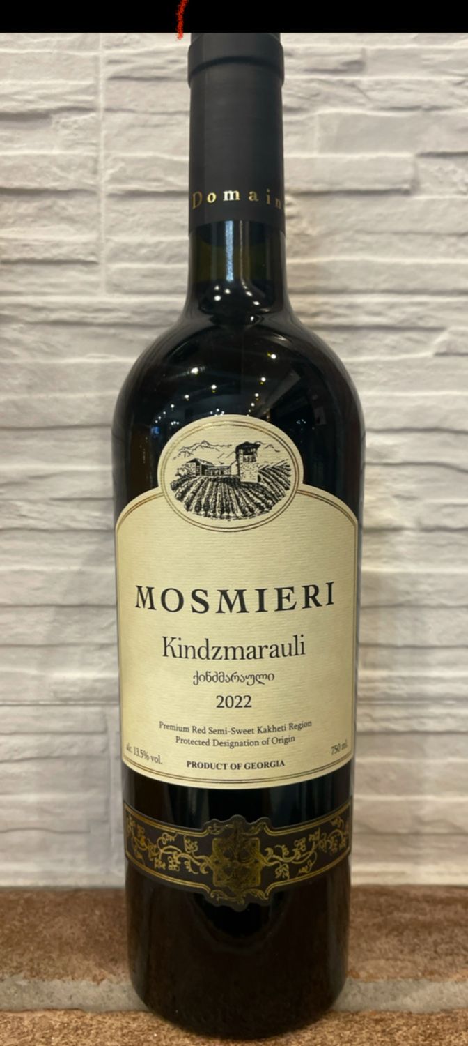 VINO ROSSO GEORGIANO KINDZMARAULI-CANTINA MOSMIERI