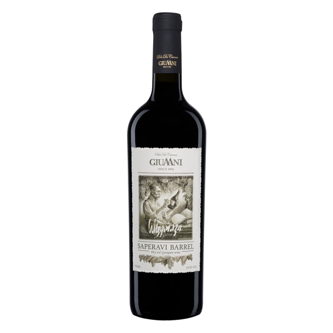 VINO ROSSO GEORGIANO SAPERAVI BARREL-CANTINA GIUAANI