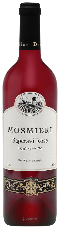 VINO ROSATO GEORGIANO SAPERAVI ROSE-CANTINA MOSMIERI