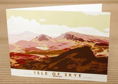Stewart Bremner Isle of Skye Quiraing Green Greetings Card