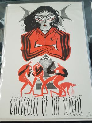 Pelikan Baba Children of the Night Print A3