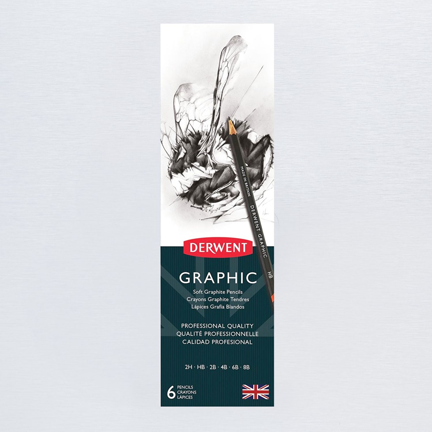 Derwent Graphic Graphite Pencils 6 Pack
