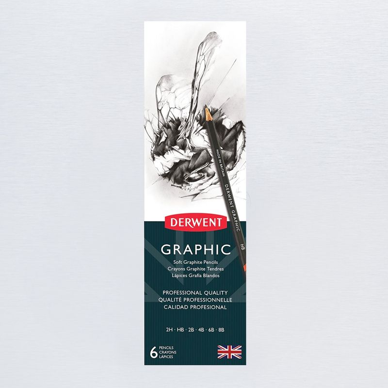 Derwent Graphic Graphite Pencils 6 Pack