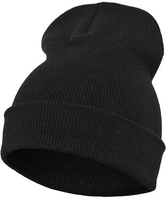 Flexfit Heavyweight Long Beanie Black