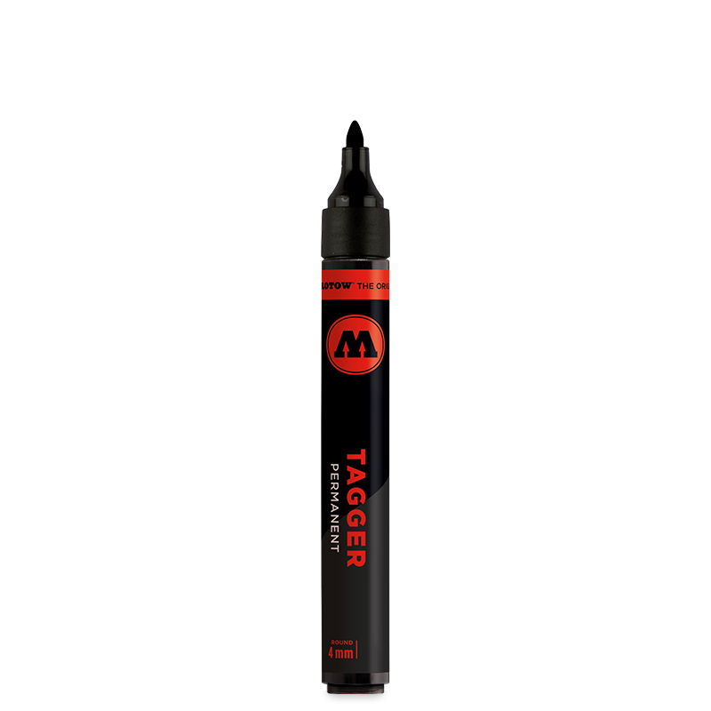 Molotow Tagger Marker 4mm Round Black