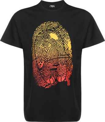 Underpressure Fingerprint T-Shirt Black