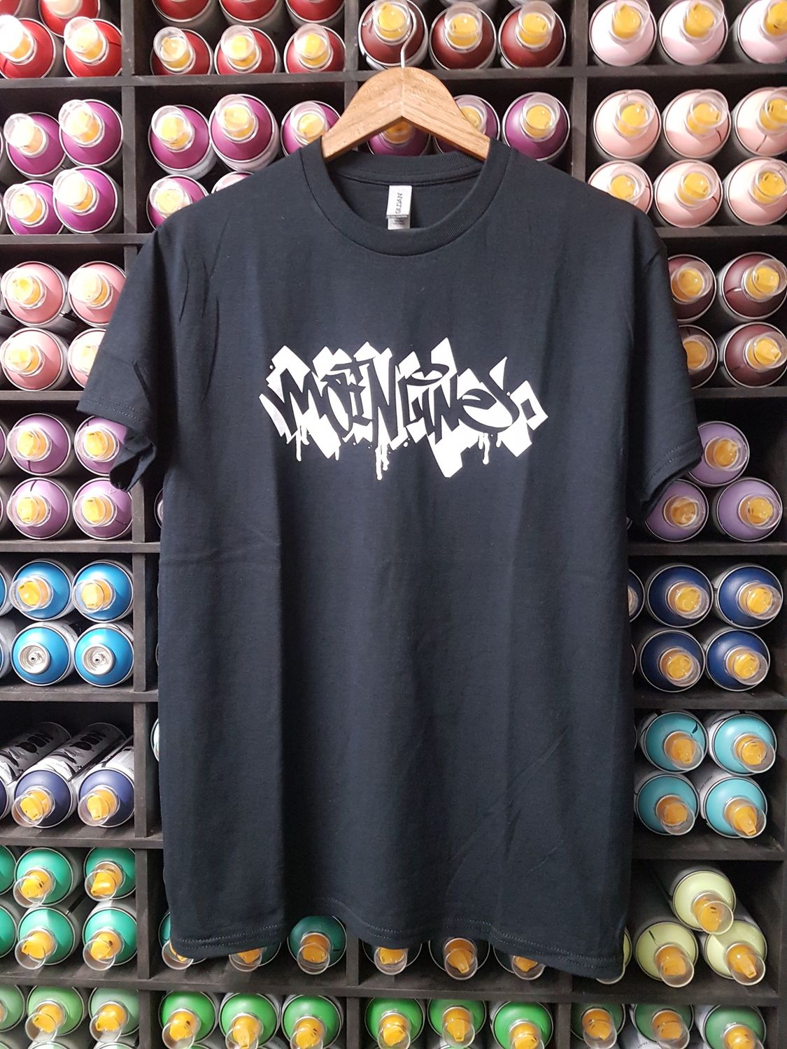 Mainline x Ziner NFA T-Shirt, Size: Small, Colour: Black