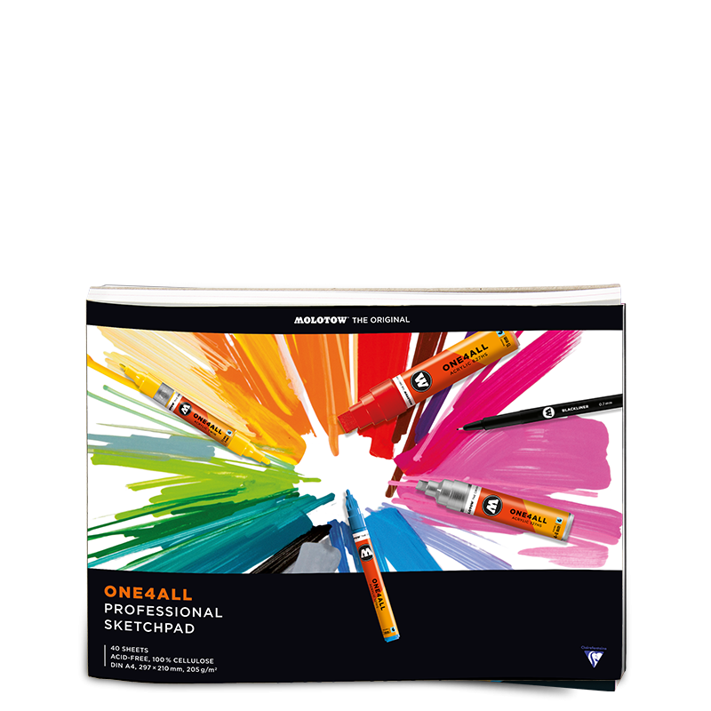 Molotow One4All Professional Sketchpad A4 Landscape