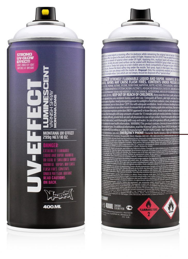 Montana UV-Effect Transparent 400ml