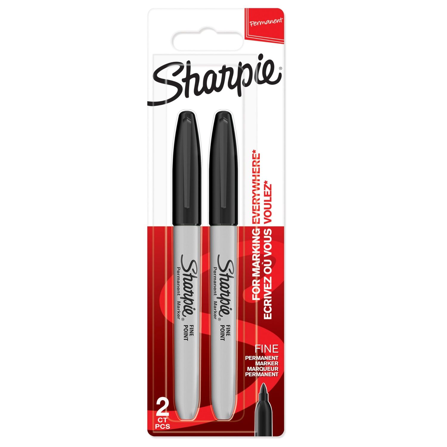 Sharpie Fine Point Permanent Marker - Pack of 2