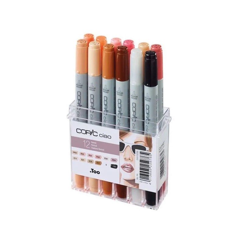 Copic Ciao 12 Set - Portrait
