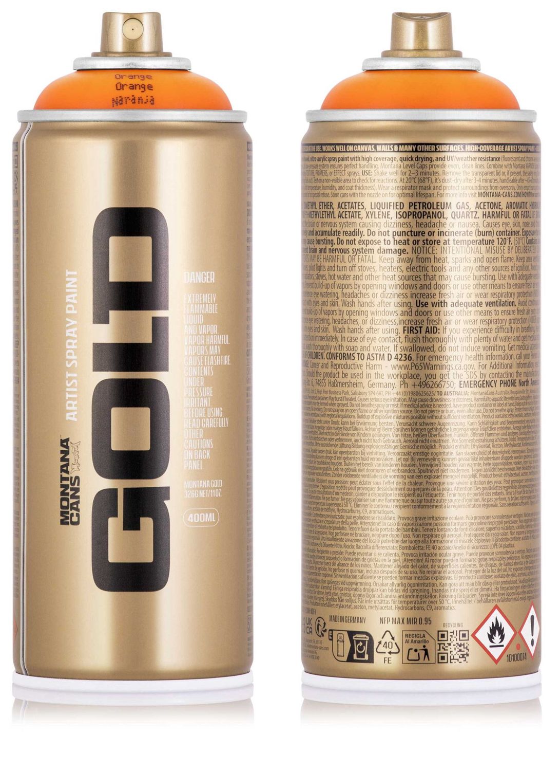 Montana Gold Spray Paint 400ml