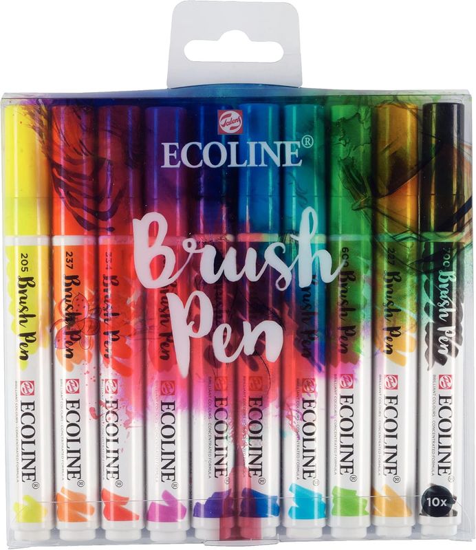 Ecoline Brush Pen - Set of 10