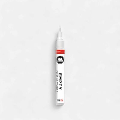 Molotow 222EM Empty Pump Softliner 1mm Brush Marker