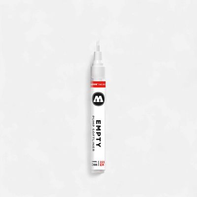 Molotow 223EM Empty Pump Softliner: 2mm Chisel Marker