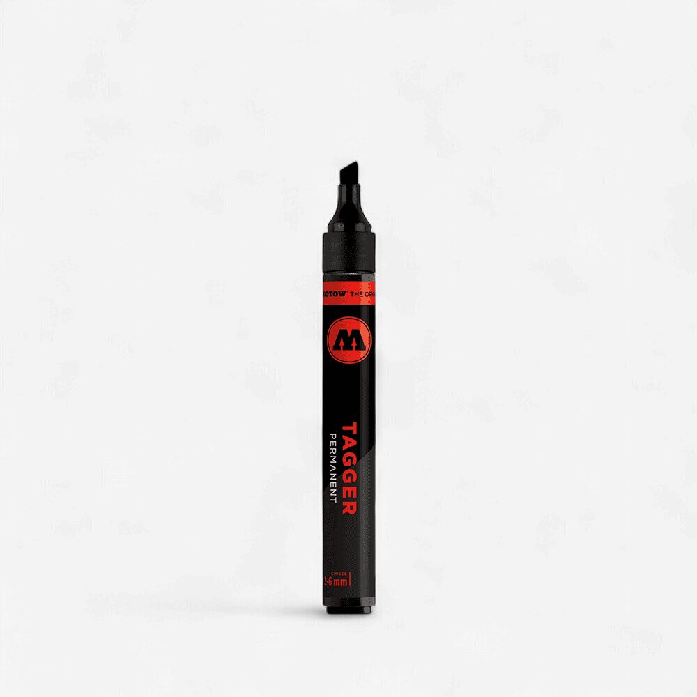 Molotow Tagger Marker 2-6mm Chisel Black