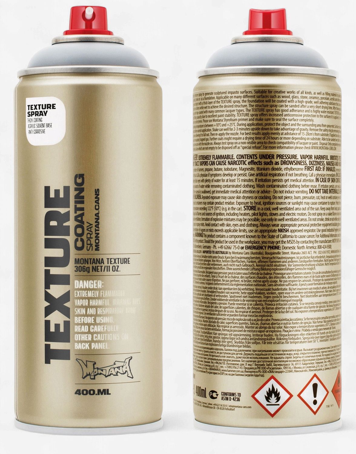 Montana Texture Coating Spray 400ml