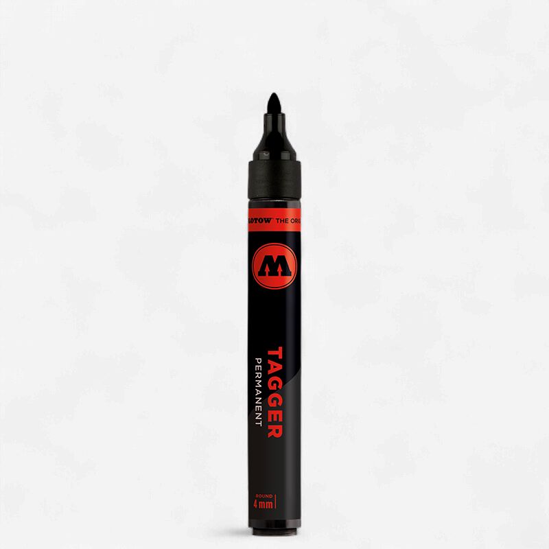 Molotow Tagger Marker 4mm Round Black