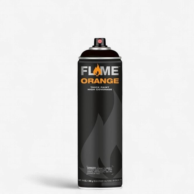 Flame Orange 500ml Thick Black