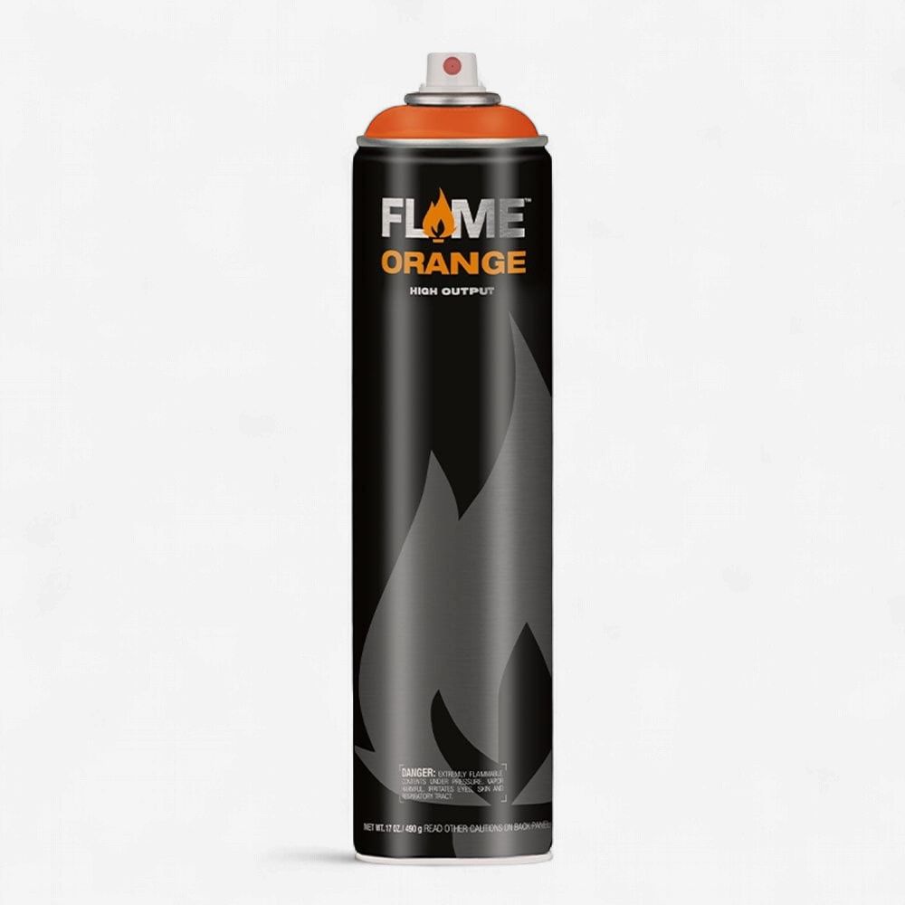 Flame Orange Spray Paint 600ml