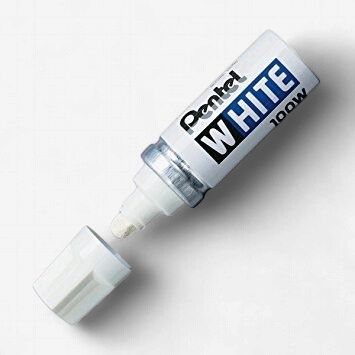 Pentel White 100W Marker