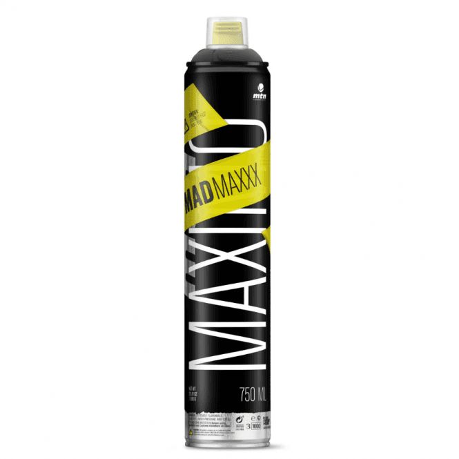 MTN Mad Maxxx Spray Paint 750ml, Colour: Black