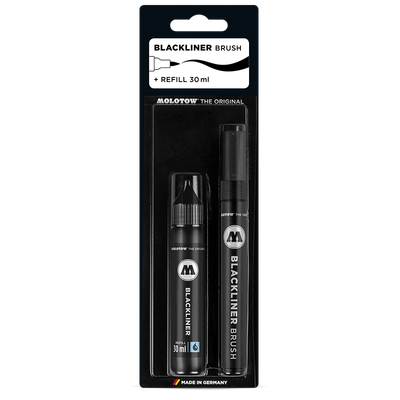 Molotow Blackliner Brush + Refill Set