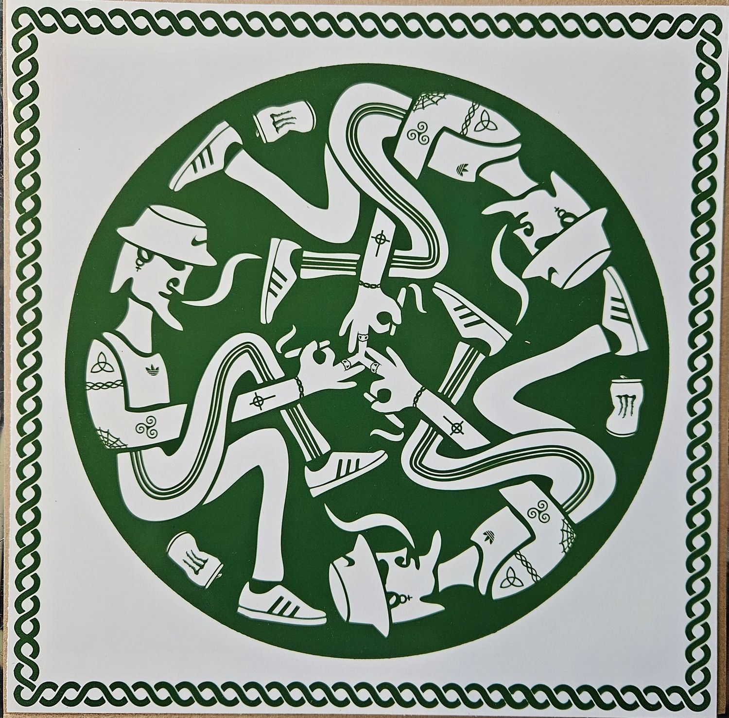 Sam Wallace - "Pictish Paradiso" Giclee Print 20cm x 20cm