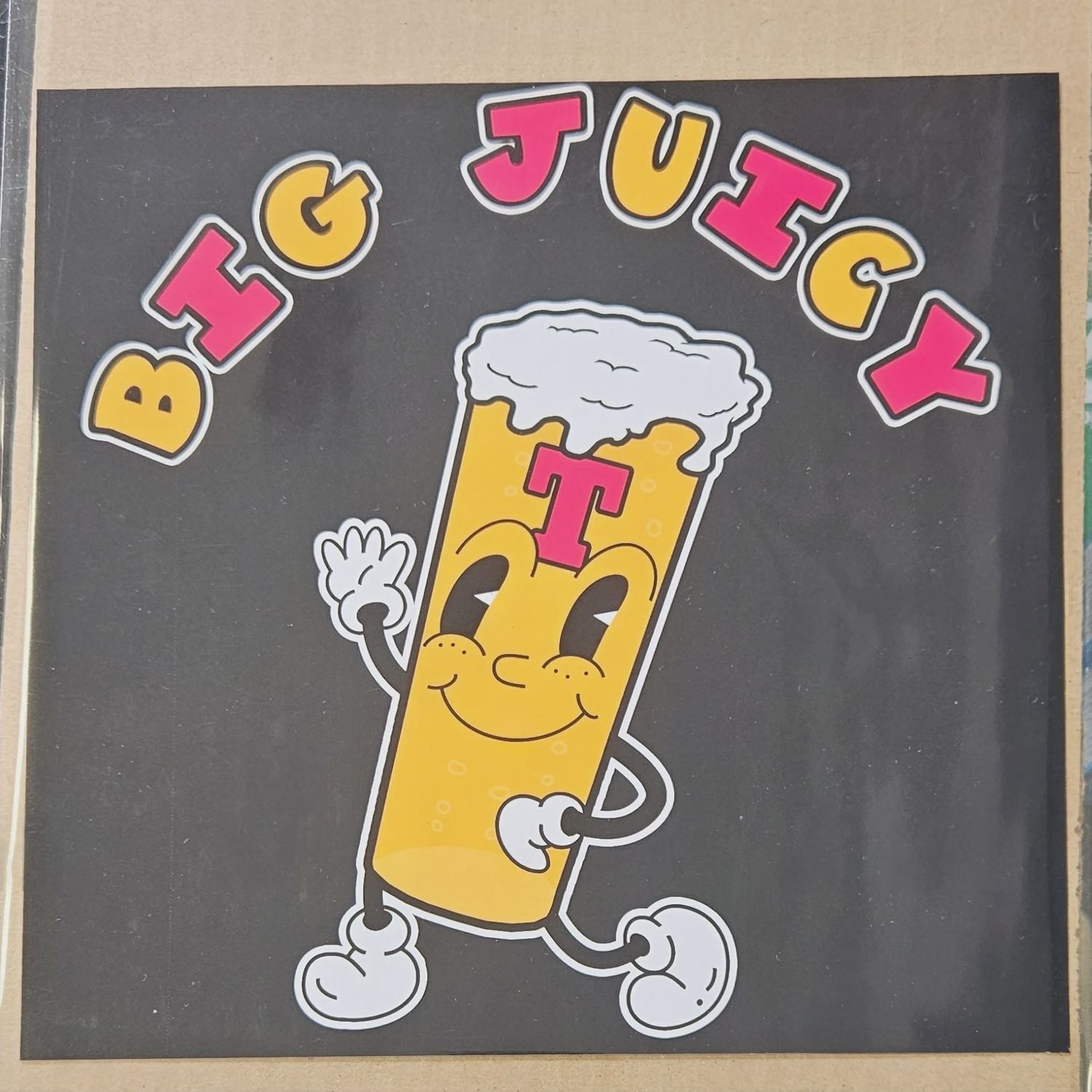 Sam Wallace - "BIG JUICY" Giclee Print 20cm x 20cm