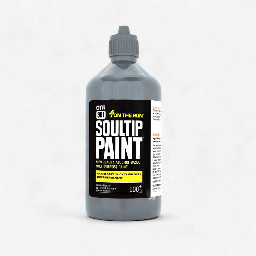 On The Run OTR 901 Soultip Paint 500ml, Colour: Silver