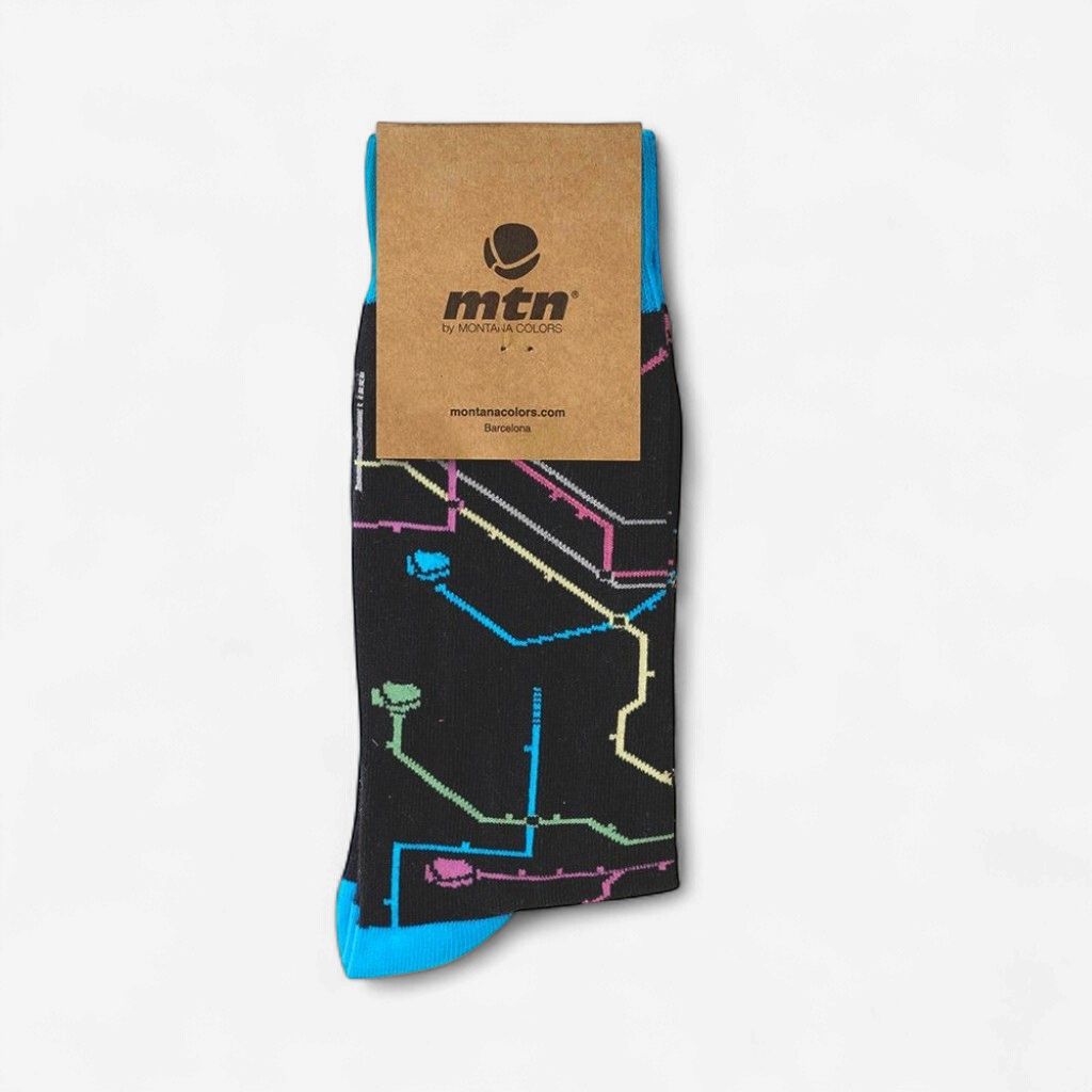 MTN Metro Socks Black, Size: M - 35/40 (EU) / 3-7 (UK)