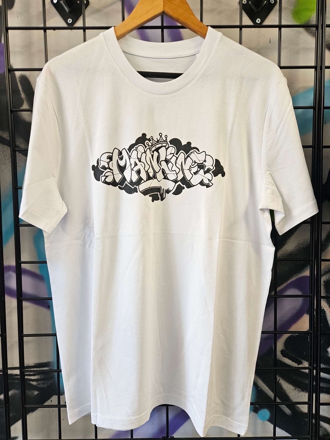 Mainline x Sole MSC Black Print T-Shirt, Colour: White, Size: Medium