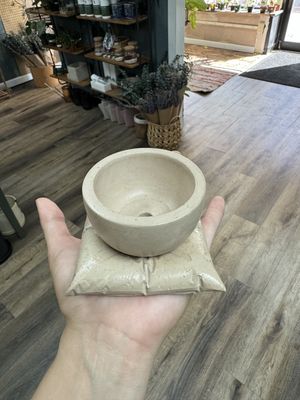 2.5” Cement Pillow Planter Set